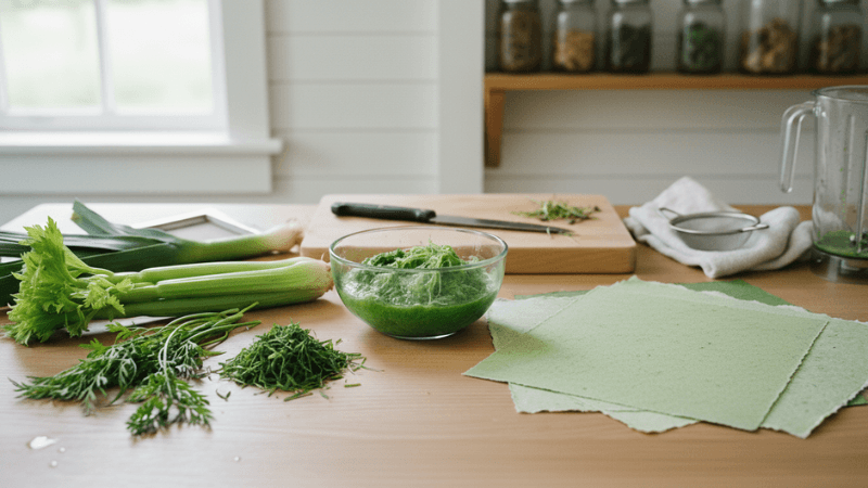 Making Paper From Organic Materials
